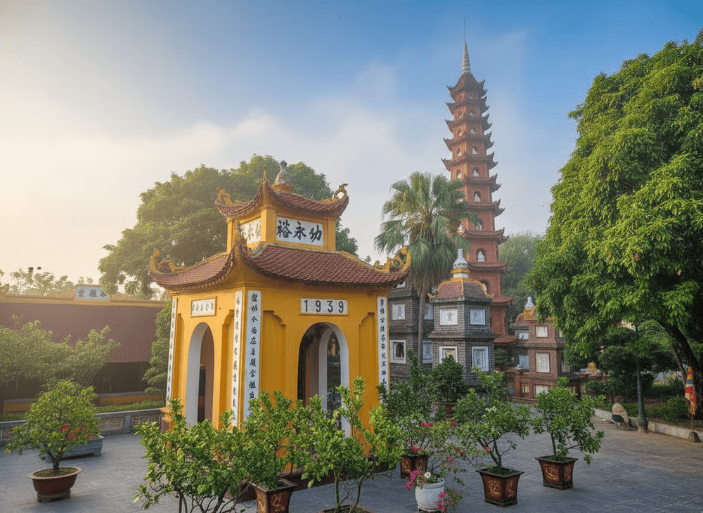 Bước vào trái tim tâm linh của Hà Nội với chùa Trấn Quốc